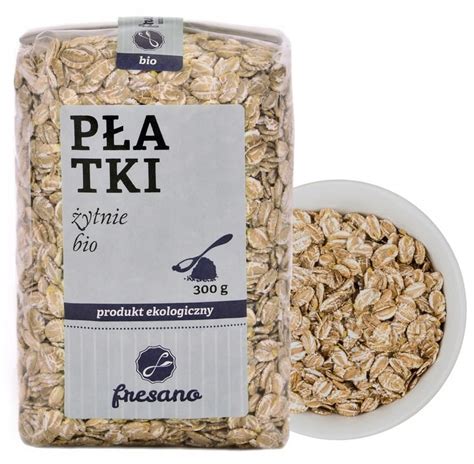 Płatki żytnie BIO 300 g Fresano TASTI Smakuj życie