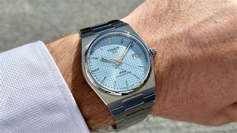 Tissot Prx Powermatic Ice Blue Mm Youtube