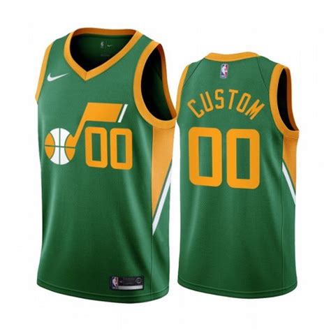 Camiseta Utah Jazz Personalizadas Earned Edition Swingman Hombre