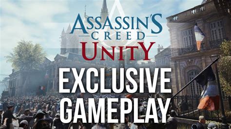 Assassins Creed Unity Exclusive Gameplay Combat Stealth Parkour Youtube