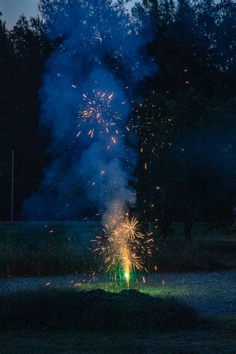 Backyard Fireworks On Behance