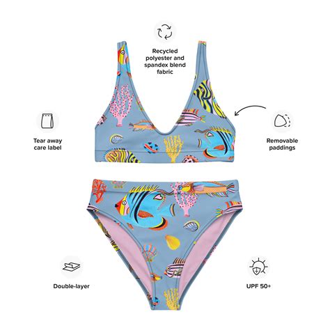 Bikini Dos Piezas Peces Tropicales Eva Tania