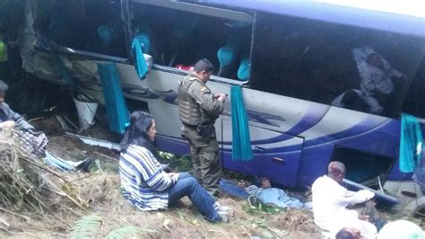 Cuatro muertos tras accidente de bus que cubría la ruta Bogotá Cali