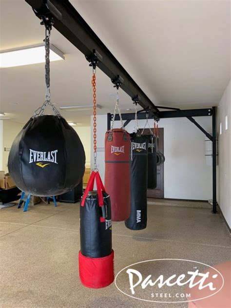 Multiple Heavy Bag Rack For Jon Bones Jones In Albuquerque Gym Setup