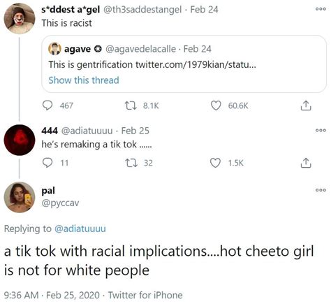 A Tik Tok With Racial Implications Hot Cheeto Girl Is Not For White