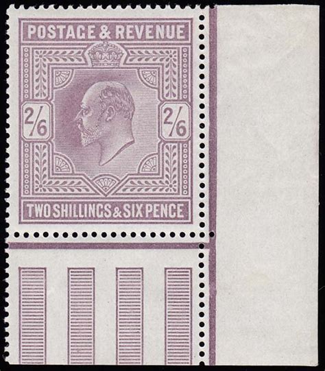 Sg D Slate Purple Fine Unmounted Mint Original Gum