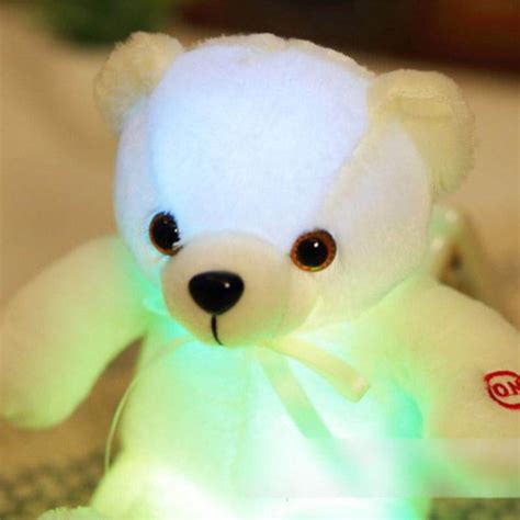 Brinquedo De Luz Led Pequeno De Cm Brinquedo De Urso De Pel Cia