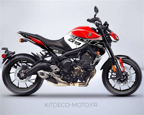 Kit D Co Yamaha Mt Anniversaire Rouge Kitdeco Moto Fr