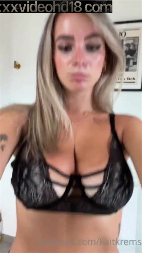 Kaitlyn Krems Black Underwear Shower Onlyfans Leaked Porn Hot HD