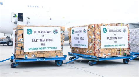 Pakistan Dispatches Nd Consignment Of Relief Goods For Gaza