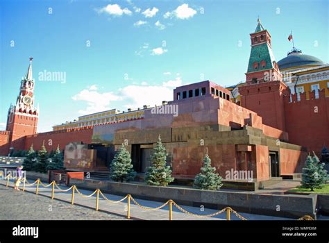 Moskau Kremlin Und Lenin Mausoleum Stockfotos Und Bilder Kaufen