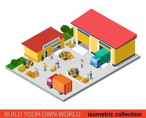 Graphic Of Isometric Mall Stock Vector Illustration Of Architecture