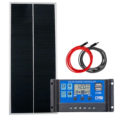 PANEL SŁONECZNY ZESTAW SOLARNY 100W REGULATOR 35223 Cena Opinie