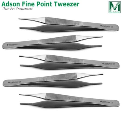 Micro Adson Tweezer 12cm Surgical Tissue Dressing Forceps Dental