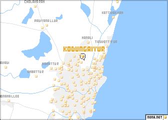 Kodungaiyur (India) map - nona.net