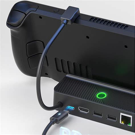 Rgb Steam Deck Dock Docking Station For Steam Deck Screen Switch