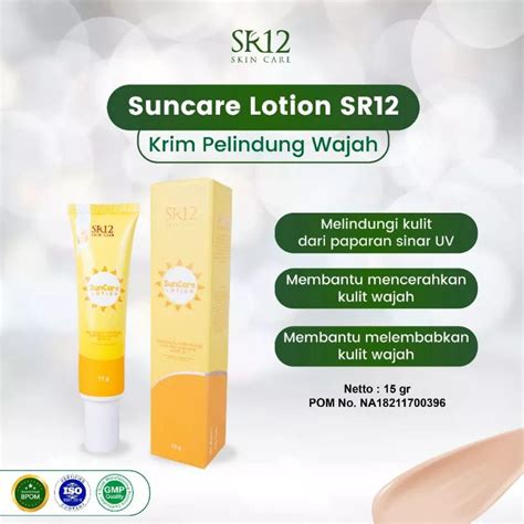 Jual SR12 SUNCARE BPOM SUNBLOCK SPF 25 MENJAGA KULIT TETAP SEHAT