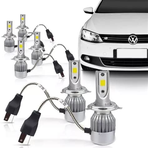 Kit Lampada Led Farol Milha Jetta