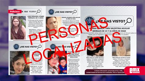 Localiza Fge A Siete Personas Reportadas Como Desapareci El Mexicano