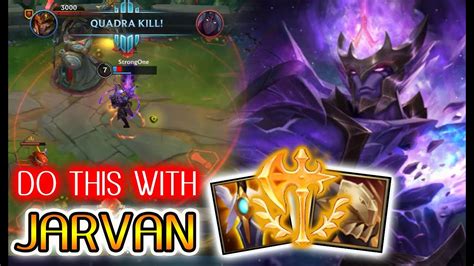 Wild Rift Jarvan Insane Build Jungle Jarvan Wild Rift New Season