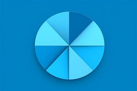 premium photo abstract geometric  shape  blue background