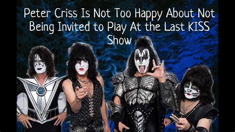 Peter Criss Is Not Too Happy About Not Being Invited To Play At The