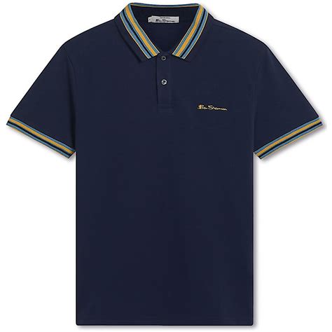 Ben Sherman House Collar Polo Marine Bigdude