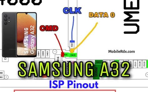 Samsung Galaxy A32 A325f Test Point Isp Emmc Pinout Nbkomputer