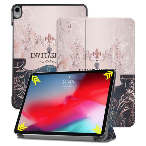 New Ipad Pro 11 Inch Case 2018 Allytech Ultra Slim Trifold Stand Folio Flip Auto Sleep Wake