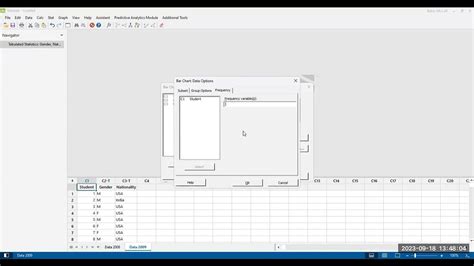 Making Bar Graphs With Minitab 21 Raw Data Youtube