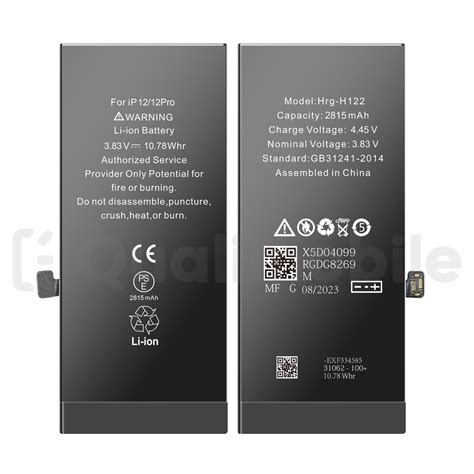 Batterie IPhone 12 12 Pro Compatibles Avec Puce ZY