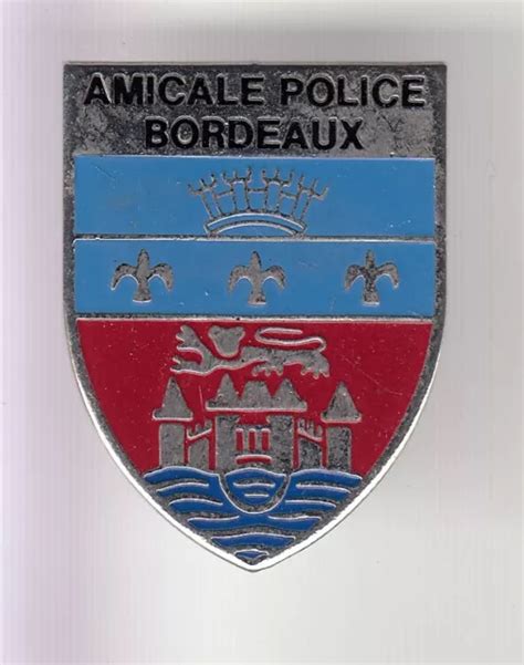 RARE PINS PIN S Police Nationale Aquitaine Blason Amicale Bordeaux