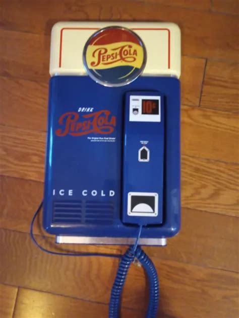 VINTAGE MATRIX PEPSI COLA Lighted Santa Vending Machine Multi Action