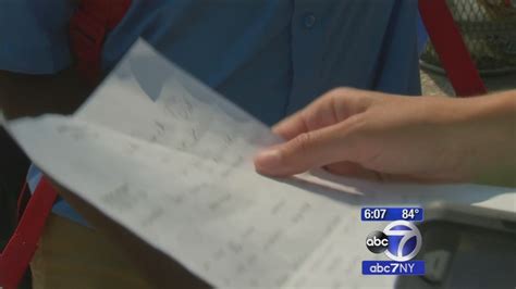 Why are students at Hempstead High School getting a blank sheet for a schedule? - ABC7 New York