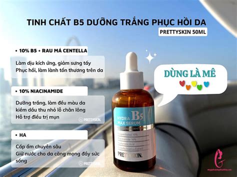 Serum Hydra B5 max PrettySkin Dưỡng Ẩm Phục Hồi Da myphamphutho vn