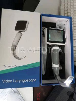 China Portable Ent Video Laryngoscope Visual Laryngoscope With