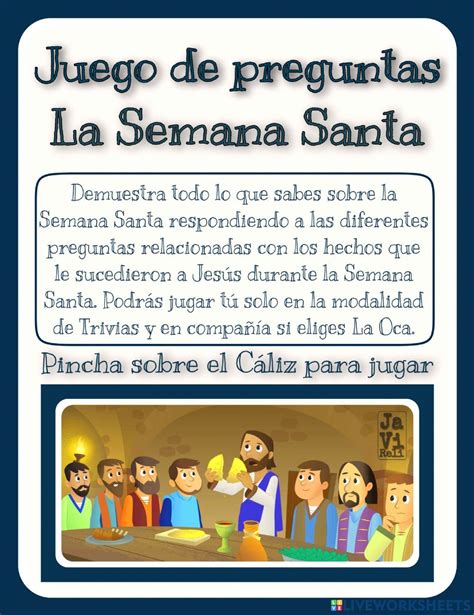 La Semana Santa Worksheet Answers Printable Calendars At A Glance