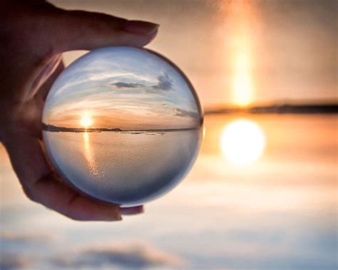 Doris Rudd Designs Photography Reflection Photography Crystal Ball Photography