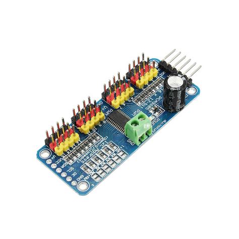 CONTROLADOR SERVO PWM 16 CANALES 12 BITS PCA9685 IIC I2C Tiendatec Es