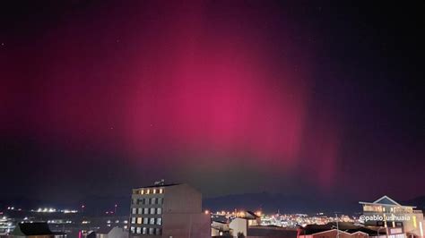 Las Deslumbrantes Auroras Que Brillaron En Ushuaia Y La Patagonia