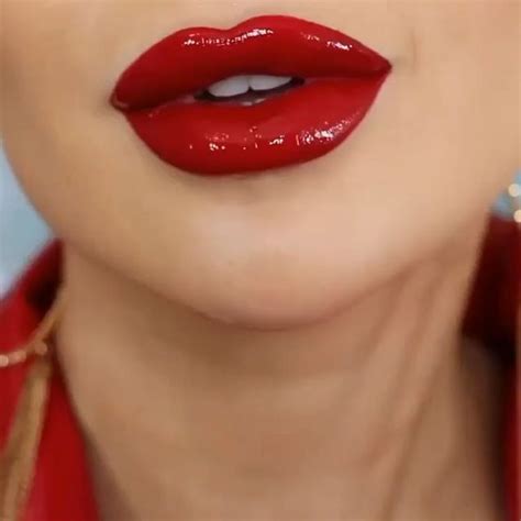 Rotes Lippen Make Up Lipstickcolors Schminke Mit Roten Lippen Make