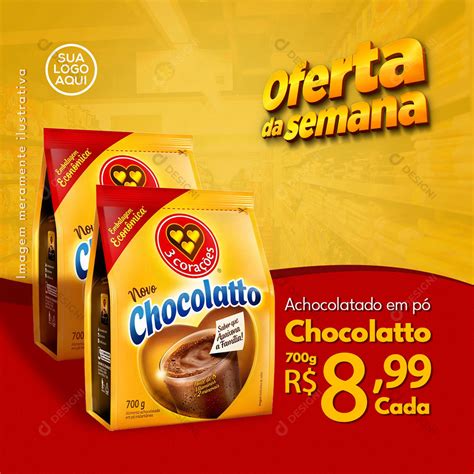 Post Supermercado Oferta Da Semana Produto Social Media Psd Editável