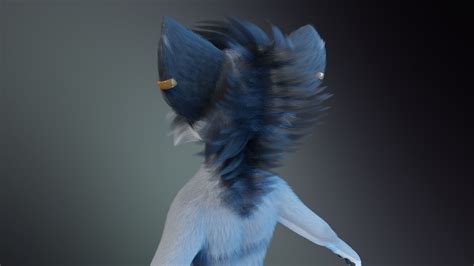 Darla Anthro Cat 3d Model Rigged Cgtrader