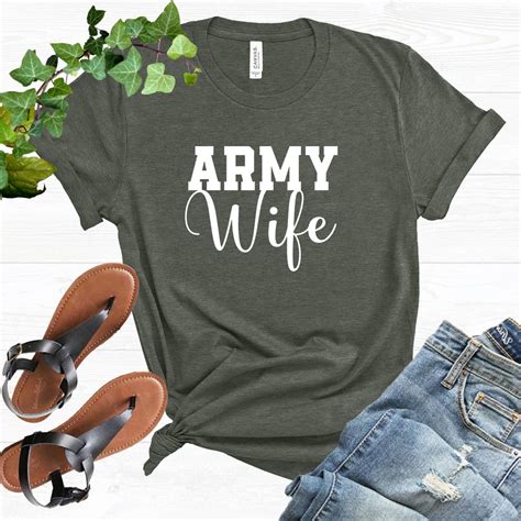 Army Wife Shirt Military Wife Shirt Navy Wife Shirt Marine Etsy