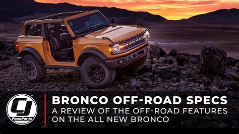 2021 Ford Bronco Overview Off Road Specs YouTube