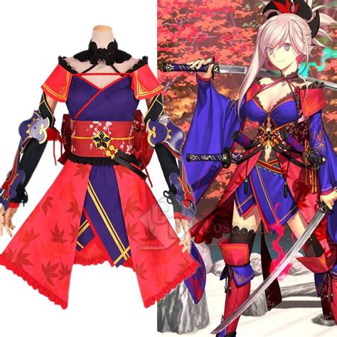 Fate Grand Order FGO Miyamoto Musashi Cosplay Costume