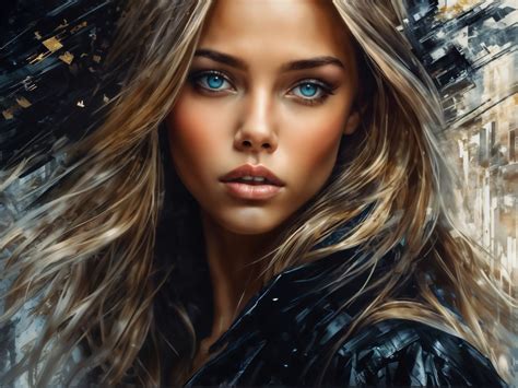 Download Wallpaper Portrait Blonde Blue Eyes Beautiful Girl Blue