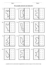 Ab Senkr Pdf Mathe Grundschule Symmetrie Mathe