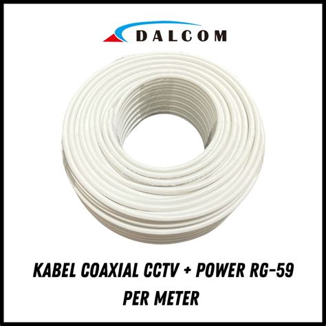 jual kabel cctv rg  power  meter shopee indonesia