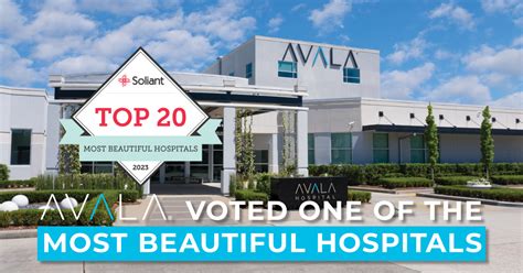 Avala Recognized Among Soliants Top 20 Most Beautiful Hospitals In The